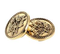 Générique Couvre-Boutons de Manchette à Motif Rose Vintage pour Habillées, Accessoires Décoratifs Élégants, Résistants et Polyvalents pour Hommes et Femmes, pour Occasions Formelles