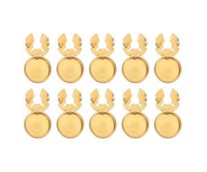 Générique Couvre-Boutons en Cuivre pour Vêtements et Jeans, Design Simple et Ajustement Sécurisé, Lot de 15 Pièces pour Mariage et Relooking de Garde-Robe