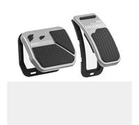Générique Couvre-pédales De Voiture À Clipser, pour Tesla, pour Modèle 3 Y, pour Modèle 3, pour Highland 2024, Repose-pédale D'accélérateur Et De Frein(Silver 2)