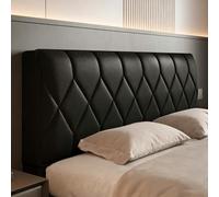 Generique Couvre-Tête De Lit Imperméable en Similicuir Housse Rembourrée pour Tête De Lit Protection Anti-Poussière pour Lit King Simple Double pour Chambre À Coucher