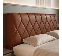 Generique Couvre-Tête De Lit Imperméable en Similicuir Housse Rembourrée pour Tête De Lit Protection Anti-Poussière pour Lit King Simple Double pour Chambre À Coucher
