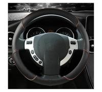 Générique Couvre Volant Voiture pour Nissan pour Juke F15 F16 2010-2017 2018 2019 2020 2021 2022 2023 Housse Volant Voiture Cuir PU Antidérapant Automobiles Housse Caches Volant(O Coffee)