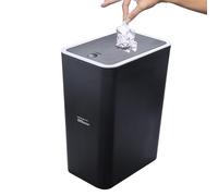 Générique Covered Bathroom Trash Can - Bathroom Trash Can With, Slim Press Garbage Bin Wastebasket For Bathrom Bedroom Office, Dog Proof Modern Waste Basket For Home Kitchen Toilet