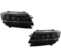 Générique Covers Phares Lampe Frontale De Voiture Pour VW Phares Pour Tiguan 2017-2019 Phare LED DRL Tous Les Accessoires Source Lumière Couverture phare avant