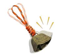 Générique Cow Bells Noise Makers - Loud Metal Animal Bell | Multipurpose Harness Bell with Lanyard, Outdoor Camping Ornament for Horses Cattle Sheep Ranch Farm Hiking Decor