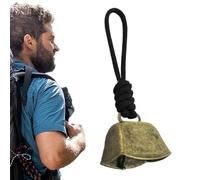Générique Cow Bells Noise Makers - Loud Metal Animal Bell | Multipurpose Harness Bell with Lanyard, Outdoor Camping Ornament for Horses Cattle Sheep Ranch Farm Hiking Decor