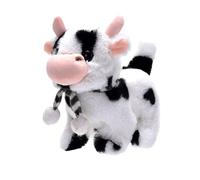 Générique Cow Plush - Milk Cow Weighted Plush, Battery Operated Cattle Toy with Sounds, Interactive Cows Stuffed Animal, Soft Farm Animal Toy for Kids, Talking Plushs Cows,Fun Gift for