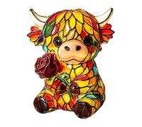 Générique Cow Table Night Light - Resin Animal Shape USB LED Bedside Lamp, Soft Glow Decorative Lighting | Cute Kids Night Lamp for Bedroom Living Room Shelf Home Nursery Study Room Decor Set