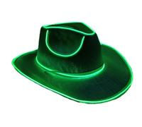 Générique Cowboy Hat - EVA Composite, Flashing Western Party Hat | Lighted Cowboy Costume Cap With Adjustable LED Modes For Concert Festival Halloween Party Night Riding
