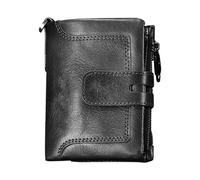 Générique Cowhide Wallet Men, Men Vintage Wallet, Leather Card Wallet, Vintage Wallet Men, Buckle Wallet Men, Real Cowhide Wallet, Chain Wallet Men, Vintage Men Wallet, Leather Wallet for Cards