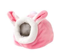 Générique Cozy Cartoon Bunny Hammock, Warm Guinea Pig Sleeping Bag, Non-Slip Bedding House, Pet Cage Accessories for Hamsters, Hedgehogs, Rabbits, and Small Pets
