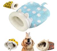 Générique Cozy Pet Nest for Cats and Dogs, 2025 New Wrap Semienclosed Cat Winter Sleeping Bag, Soft Self Warming Cat Dog Pets Bed for Small Medium,Four Season Universal Washable (B,21.6in*17.7in)