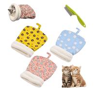 Générique Cozy Pet Nest for Cats and Dogs, Cat Sleeping Bag, Dog Sleeping Bag, Cat Nest, 2025 New Pet Bed, Portable Cave Bed Portable Warm for All Seasons Indoors (3pcs)