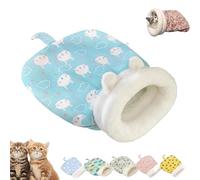 Générique Cozy Pet Nest for Cats and Dogs, Cat Sleeping Bag for Indoor Cats Autumn Winter, Soft Cat Dog Sleeping Bag, Warm Feline Bed, Portable Pet Nest, for Pets Small (D)