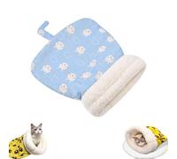 Générique Cozy Pet Nest for Cats and Dogs, Soft Cat Dog Sleeping Bag, 360° Snuggle Sack Pet Bed, Self-Warming Pets Nest Cat Dog Sleeping Bag for Indoor, Cute Cartoon Design (B)