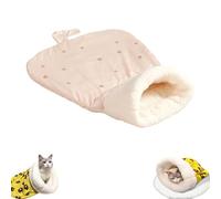Générique Cozy Pet Nest for Cats and Dogs, Soft Cat Dog Sleeping Bag, 360° Snuggle Sack Pet Bed, Self-Warming Pets Nest Cat Dog Sleeping Bag for Indoor, Cute Cartoon Design (E)