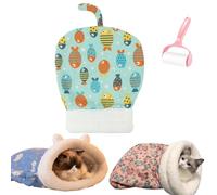 Générique Cozy Pet Nest for Cats and Dogs, Soft Warm Cat Dog Sleeping Bag, 360° Warm Semienclosed Design Cat Snuggle Sack Pet Bed for All Seasons Indoors