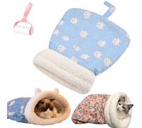 Générique Cozy Pet Nest for Cats and Dogs, Soft Warm Cat Dog Sleeping Bag, 360° Warm Semienclosed Design Cat Snuggle Sack Pet Bed for All Seasons Indoors