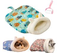 Générique Cozy Pet Nest for Cats and Dogs, Soft Warm Cat Dog Sleeping Bag, 360° Warm Semienclosed Design Cat Snuggle Sack Pet Bed for All Seasons Indoors