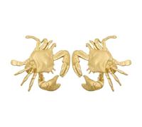 Générique Crab Cabinet Knobs - 2 Pack Brass Drawer Handles | Coastal Decor