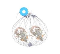 Générique Crab Trap Automatic Opening and Closing Fish Cage, Shrimp Pot for River Lake Stream Freshwater Saltwater Outdoor, Fishing Equipment Wire Mesh Shrimping Tool