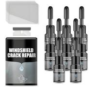 Générique CrackFix Pro Kit, Windshield Crack Repair Kit, Car Glass Chip & Crack Fix Solution, Easy DIY Auto Glass Repair Kit for Cracks, Chips, and Bulls-Eyes on Windshields (10 PCS)