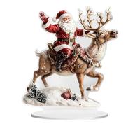 Générique Crafts, Decor, Elk Sign Crafts, Unique Santa Christmas Signs Decorative Elk Sign Crafts for Holiday Displays and Home Decor 20x18cm/7.87x7.09, 20x19cm/7.87x7.48