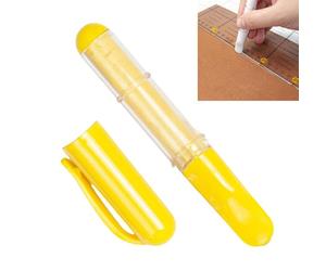 Générique Craie avec Roulette - Stylo Tailleur Marquage Précis Tissu | Poudre Effaçable Textiles Cuir Tricot | Accessoire Ergonomique Dosage Outil Traçage Ligne Ourlet