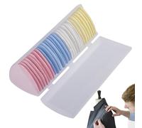 Générique Craie Tailleur | Craie Tissu Effaçable | Cre Triangle Professionnelle | Outil Marquage pour Quilting Vêtements Accessoires Couturière Designer Fournitures Précises Réutilisables Faci