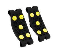 Générique Crampons 2 Sets pour Bottes Antidérapants et Chaussures en Silicone et Acier, Résistance Froid, pour Voyage et Alpinisme