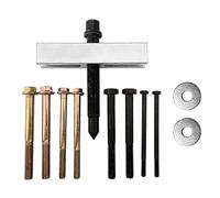 Générique Crank Pulley Removal Tool - Adjustable Non-Slip Hand Tools, Heavy Duty Harmonic Balancer Puller with Ribbed Drive Grips, Automotive Repair Hardware, Ideal for Automotive Truck Sedan