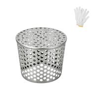 Générique Crapaudine de Gouttière Grille Gouttière, Protection de Gouttière, Filtre de Descentes en Acier Inoxydable 67-83/83-100mm pour Maison Avant-Toit Fossé Égout(160-180mm/6.30-7.09in)