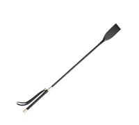 Générique Cravache Courte/Longue for l'entraînement équestre, Cuir PU léger, Portable for Une Utilisation en extérieur, poignée antidérapante, Fouet for Chevaux de Course(M(45cm))