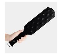 Générique Cravache d'entraînement équestre à Pointes en Acier Inoxydable et Cuir à Cinq Points, 38,5 cm, Fouet de Course de Chevaux