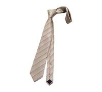 Générique Cravate à rayures avec tissu en polyester, 5 champagne red