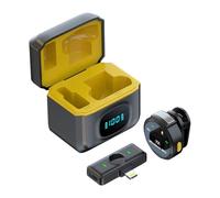 Générique Cravate Clip - Aimant Clip Compact pour Enregistrement - Réduction du Bruit avec Autonomie 12H pour Musique Streaming Live Film