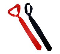 Générique Cravate Confortable pour Hommes en Fil de Nylon Noire Longueur Ajustable Style Simple et Élégant, Vie Quotidienne Affaires