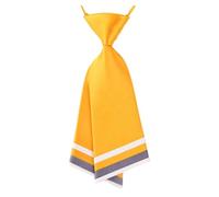 Générique Cravate courte moderne à double épaisseur pour un style élégant et professionnel lors de vos réunions d'affaires et événements formels (Yellow, One Size)