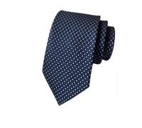 Générique Cravate d'affaires classique tissée pour hommes, cravate formelle élégante pour le travail de bureau et le mariage