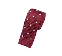 Générique Cravate en maille pour homme inspiration vintage pointe carrée pour le bureau ou un mariage