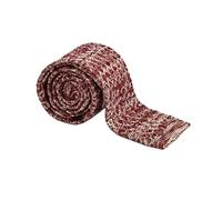 Générique Cravate fine en maille pour homme Cravate rayée en polyester pour mariages Noël et célébrations festives