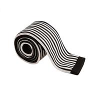 Générique Cravate fine en maille style rétro pour homme Cravate rayée ajustée pour mariés invités de mariage et soirées