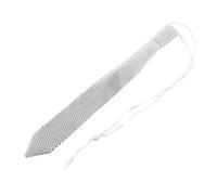 Générique Cravate scintillante pour adulte, cravate réglable pour dames, cravate hippie, collier de clavicule, vêtements de cou décontractés, cravate en pour femmes et hommes