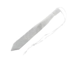 Générique Cravate scintillante pour adulte, cravate réglable pour dames, cravate hippie, collier de clavicule, vêtements de cou décontractés, cravate en pour femmes et hommes