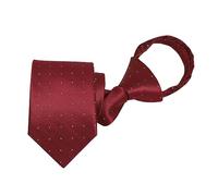 Générique Cravate tissée à fermeture éclair pour hommes accessoire mode élégant et moderne adapté tenues professionnelles ou cérémonies avec design pratique sans nouage (S, One Size)