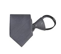 Générique Cravate tissée à fermeture éclair pour hommes accessoire mode élégant et moderne adapté tenues professionnelles ou cérémonies avec design pratique sans nouage (AA, One Size)