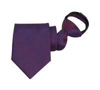 Générique Cravate tissée à fermeture éclair pour hommes accessoire mode élégant et moderne adapté tenues professionnelles ou cérémonies avec design pratique sans nouage (AH, One Size)