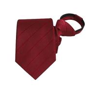 Générique Cravate tissée à fermeture éclair pour hommes accessoire mode élégant et moderne adapté tenues professionnelles ou cérémonies avec design pratique sans nouage (P, One Size)