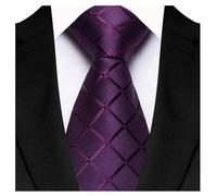 Générique Cravates en jacquare rayées pour hommes, cravates d'affaires élégantes et formelles pour fête de mariage décontractée