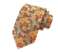 Générique Cravates pour hommes, cravate jacquard, cravates florales vintage classiques pour hommes pour les affaires de mariage